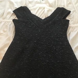 Maggy London, black dress with fun fabric!